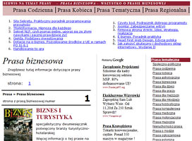 Strona internetowa - tworzenie stron - prasa